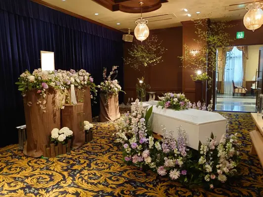 フラワリングセレモニー千葉営業所で葬儀を行なった写真