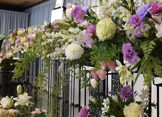 フラワリングセレモニー千葉営業所で葬儀を行なった写真