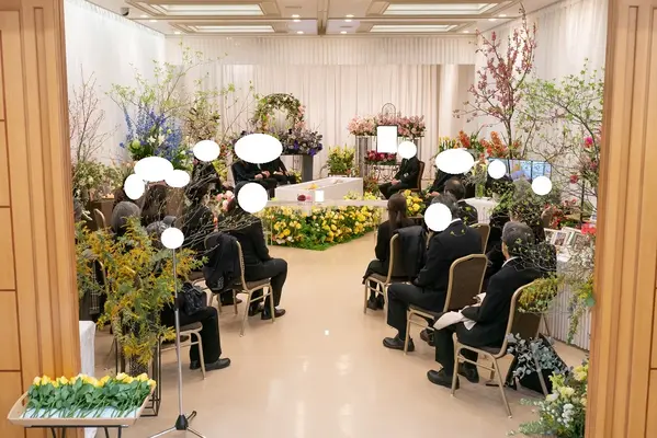 フラワリングセレモニー千葉営業所で葬儀を行なった写真