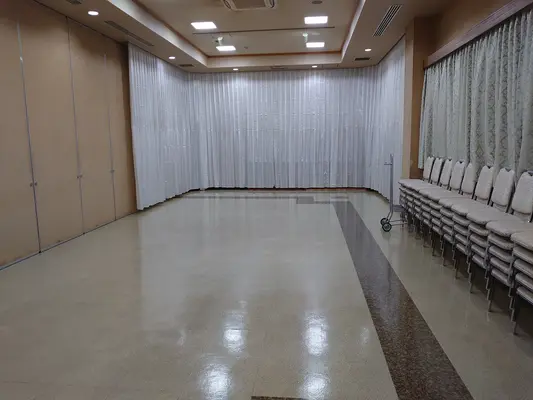 羅漢会館で葬儀を行なった写真