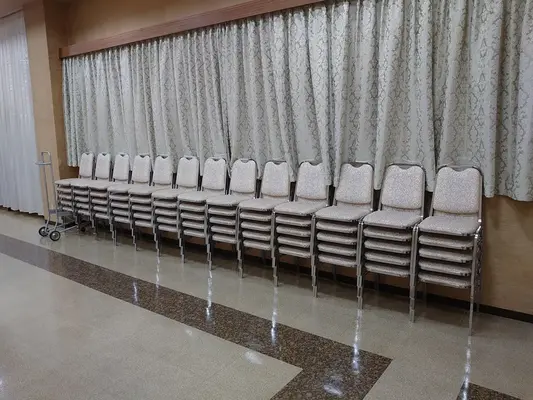 羅漢会館で葬儀を行なった写真