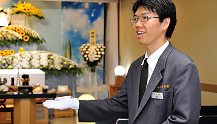 いつでも何時間でも面会できる安置室を完備