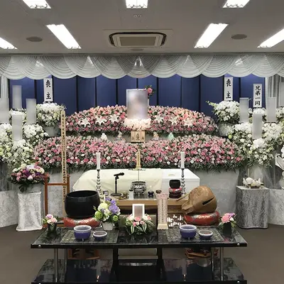 立ち華葬祭（メモリアルホール川越）で葬儀を行なった写真