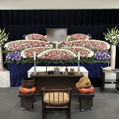 立ち華葬祭（メモリアルホールふじみ野）で葬儀を行なった写真