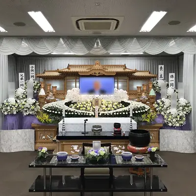 立ち華葬祭（メモリアルホールふじみ野）で葬儀を行なった写真