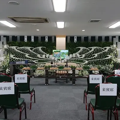 立ち華葬祭（メモリアルホールふじみ野）で葬儀を行なった写真