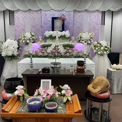 立ち華葬祭（メモリアルホールふじみ野）で葬儀を行なった写真