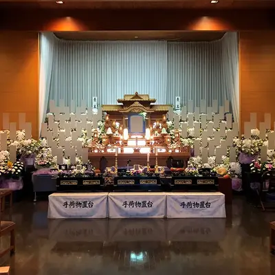 立ち華葬祭（メモリアルホールふじみ野）で葬儀を行なった写真