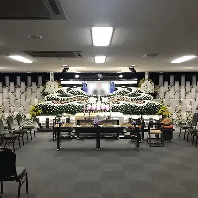 立ち華葬祭（メモリアルホールふじみ野）で葬儀を行なった写真