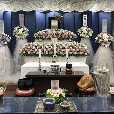 立ち華葬祭（メモリアルホールふじみ野）で葬儀を行なった写真