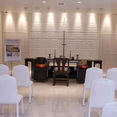 小さなお葬式 鶴見駒岡ホールで葬儀を行なった写真