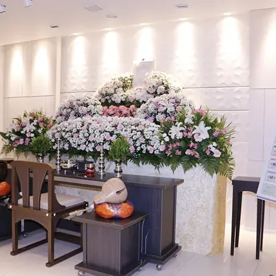 小さなお葬式 鶴見駒岡ホールで葬儀を行なった写真