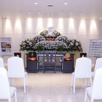 小さなお葬式 鶴見駒岡ホールで葬儀を行なった写真