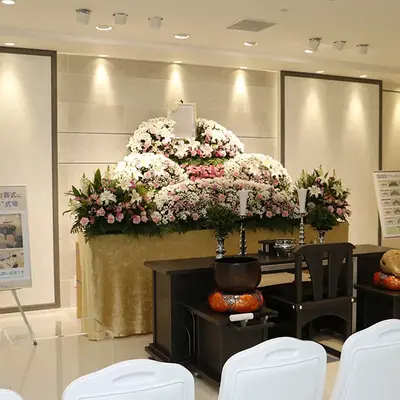 小さなお葬式 横浜北部ホールで葬儀を行なった写真