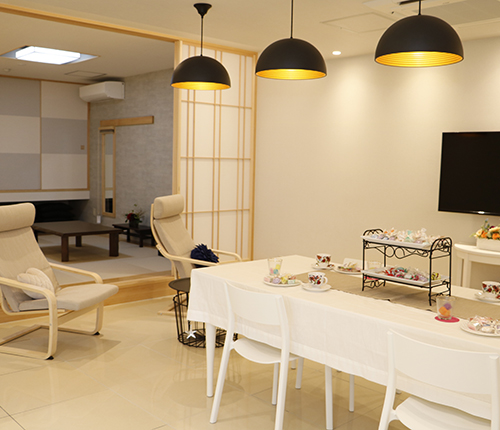 斎場とは思えない素敵な場所