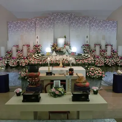 蓮浄社 原山営業所で葬儀を行なった写真