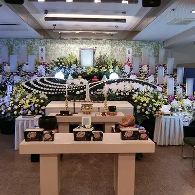 蓮浄社 原山営業所で葬儀を行なった写真