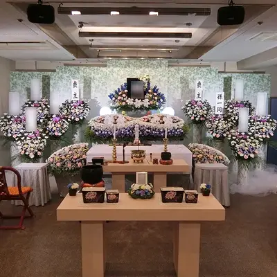 蓮浄社 原山営業所で葬儀を行なった写真