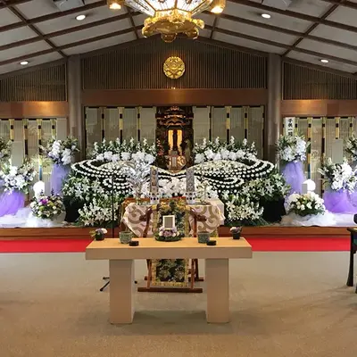 蓮浄社 原山営業所で葬儀を行なった写真