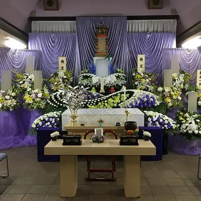 蓮浄社 原山営業所で葬儀を行なった写真