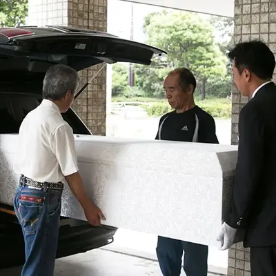 シンプル葬のあすなろ かわさき南部会場で葬儀を行なった写真