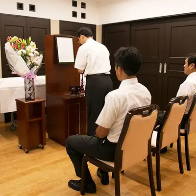 シンプル葬のあすなろ かわさき南部会場で葬儀を行なった写真