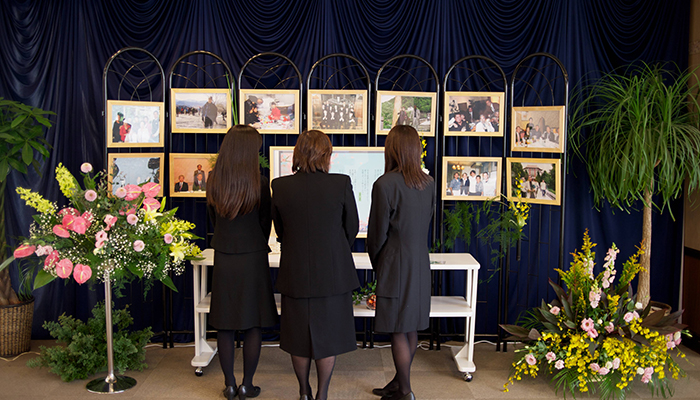 故人らしさでいっぱいの葬儀