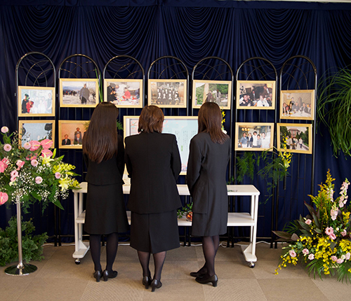 故人らしさでいっぱいの葬儀