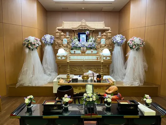 ゆいまーる稲城支店で葬儀を行なった写真