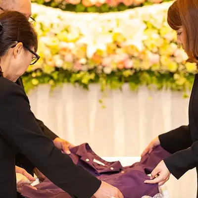 ふじみ式典（家族葬式場ゆかりえ）で葬儀を行なった写真