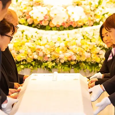 ふじみ式典（家族葬式場ゆかりえ）で葬儀を行なった写真