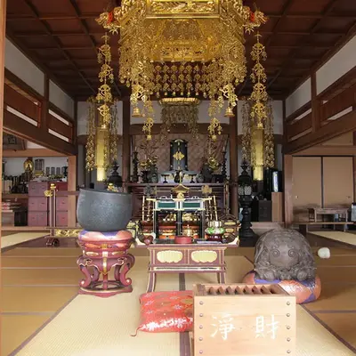 塩船寺で葬儀を行なった写真