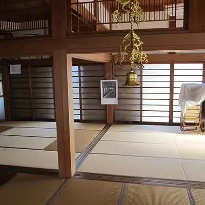 塩船寺で葬儀を行なった写真