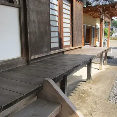 塩船寺で葬儀を行なった写真