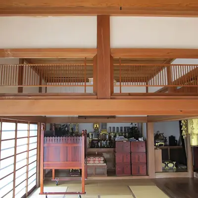 塩船寺で葬儀を行なった写真