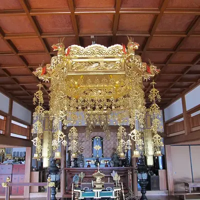 塩船寺で葬儀を行なった写真