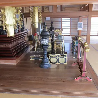 塩船寺で葬儀を行なった写真