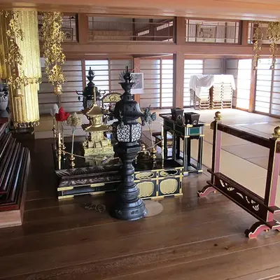 塩船寺で葬儀を行なった写真