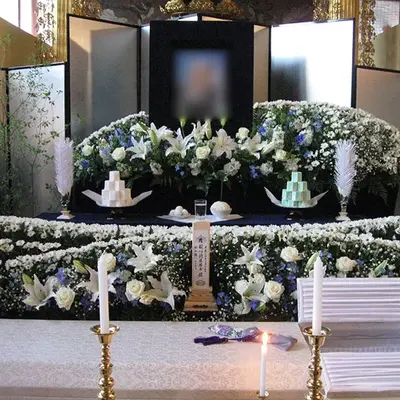 観音寺で葬儀を行なった写真