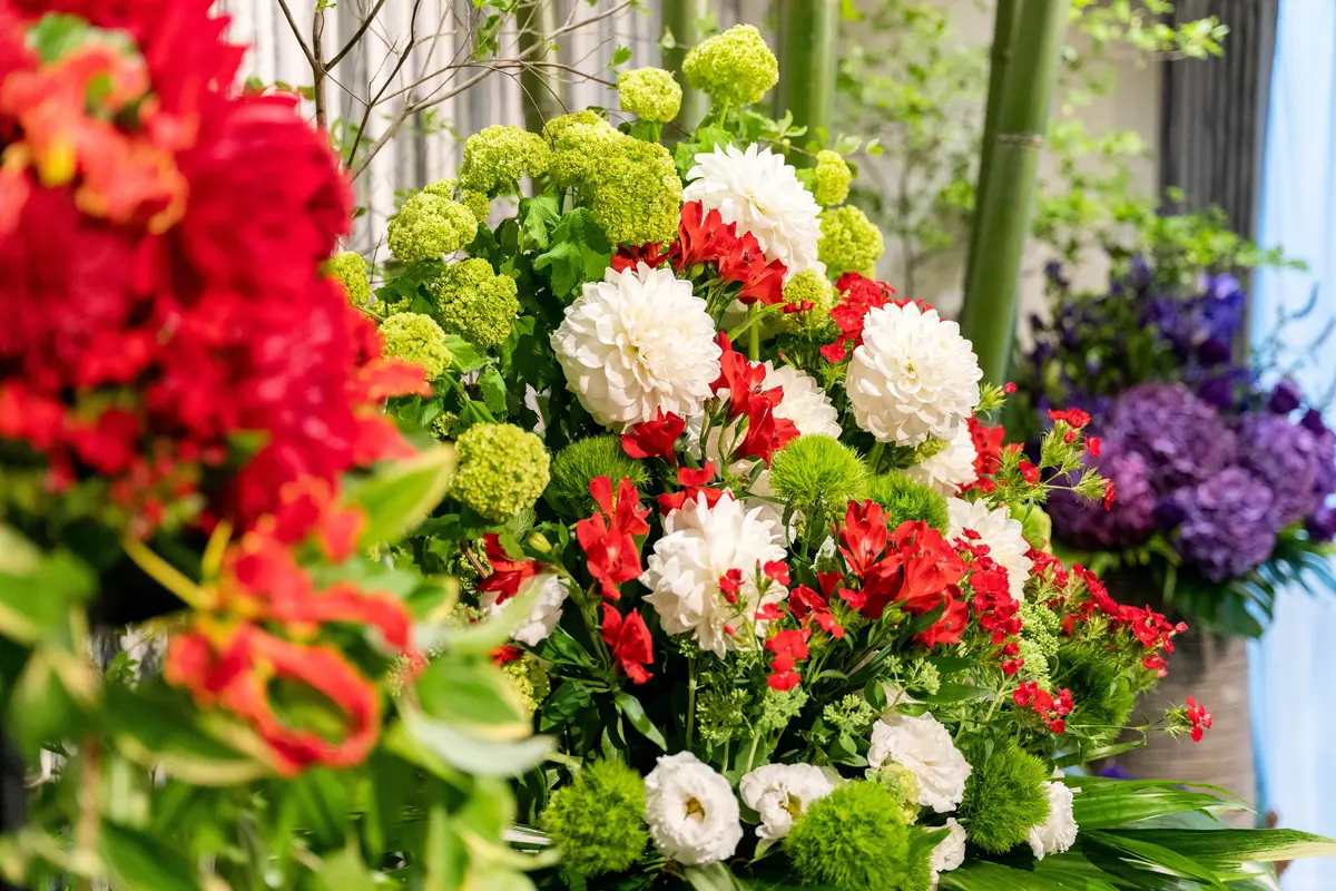 世界でたった1つの花祭壇