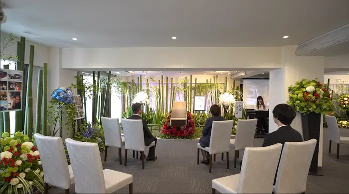 相談できるお葬式 杉並営業所で葬儀を行なった写真