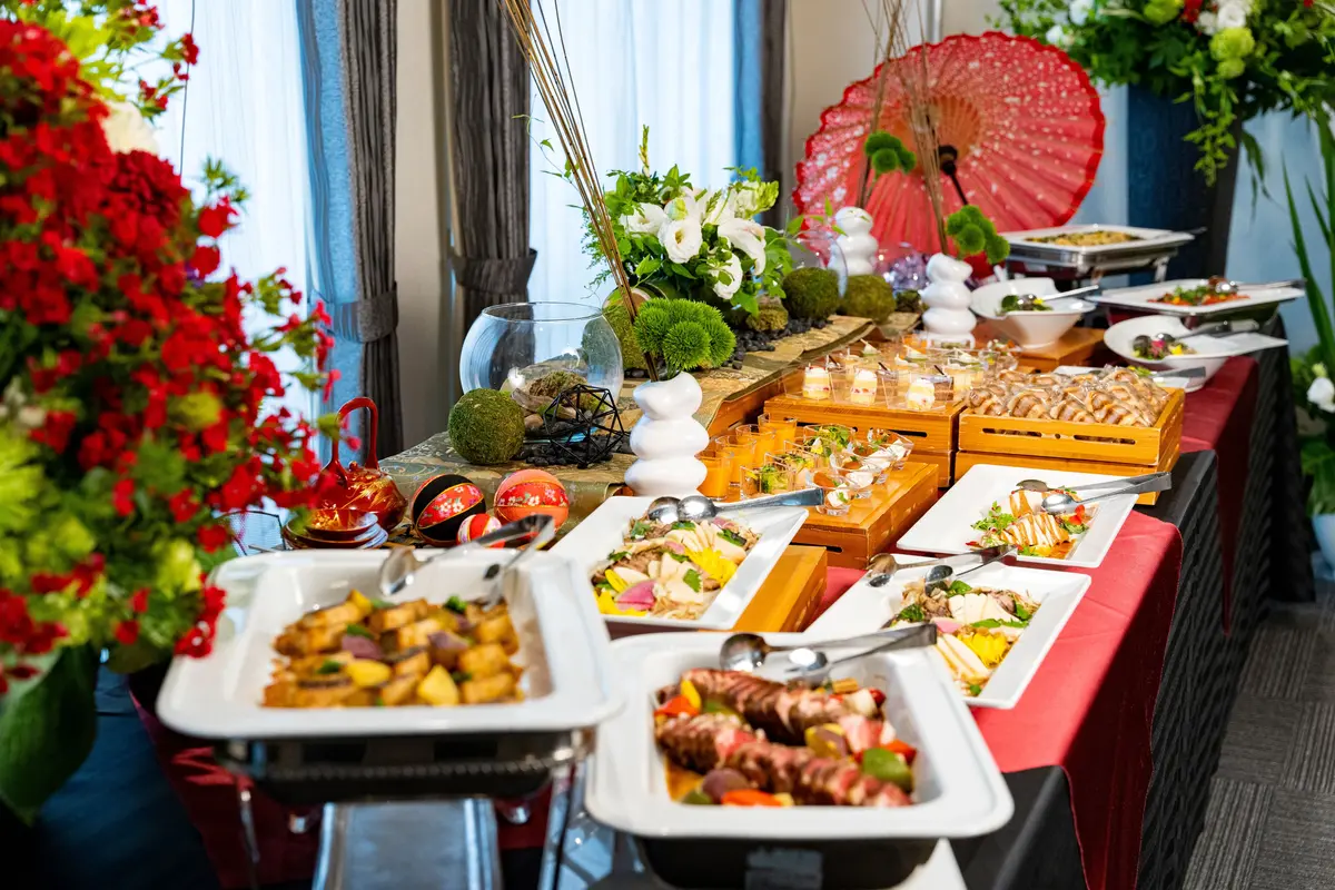 祭壇、食事、思い出コーナーすべてにこだわりを