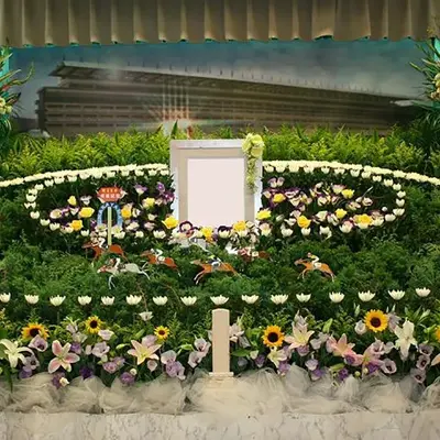 エンドナビセレモニーで葬儀を行なった写真