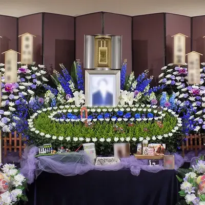 エンドナビセレモニーで葬儀を行なった写真