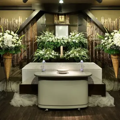 エンドナビセレモニーで葬儀を行なった写真