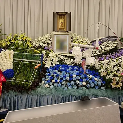 エンドナビセレモニーで葬儀を行なった写真