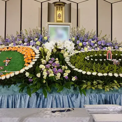 エンドナビセレモニーで葬儀を行なった写真