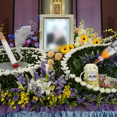 エンドナビセレモニーで葬儀を行なった写真