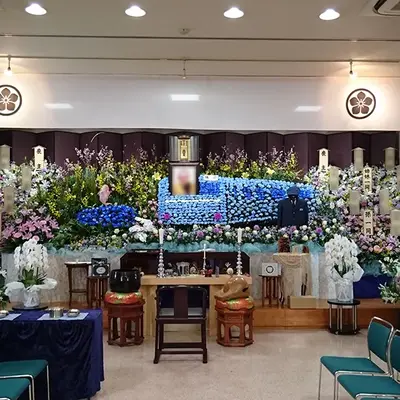 エンドナビセレモニーで葬儀を行なった写真