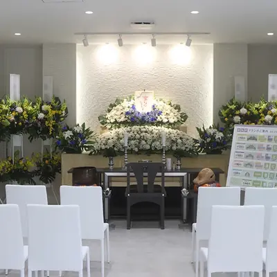 小さなお葬式 幸ホールで葬儀を行なった写真
